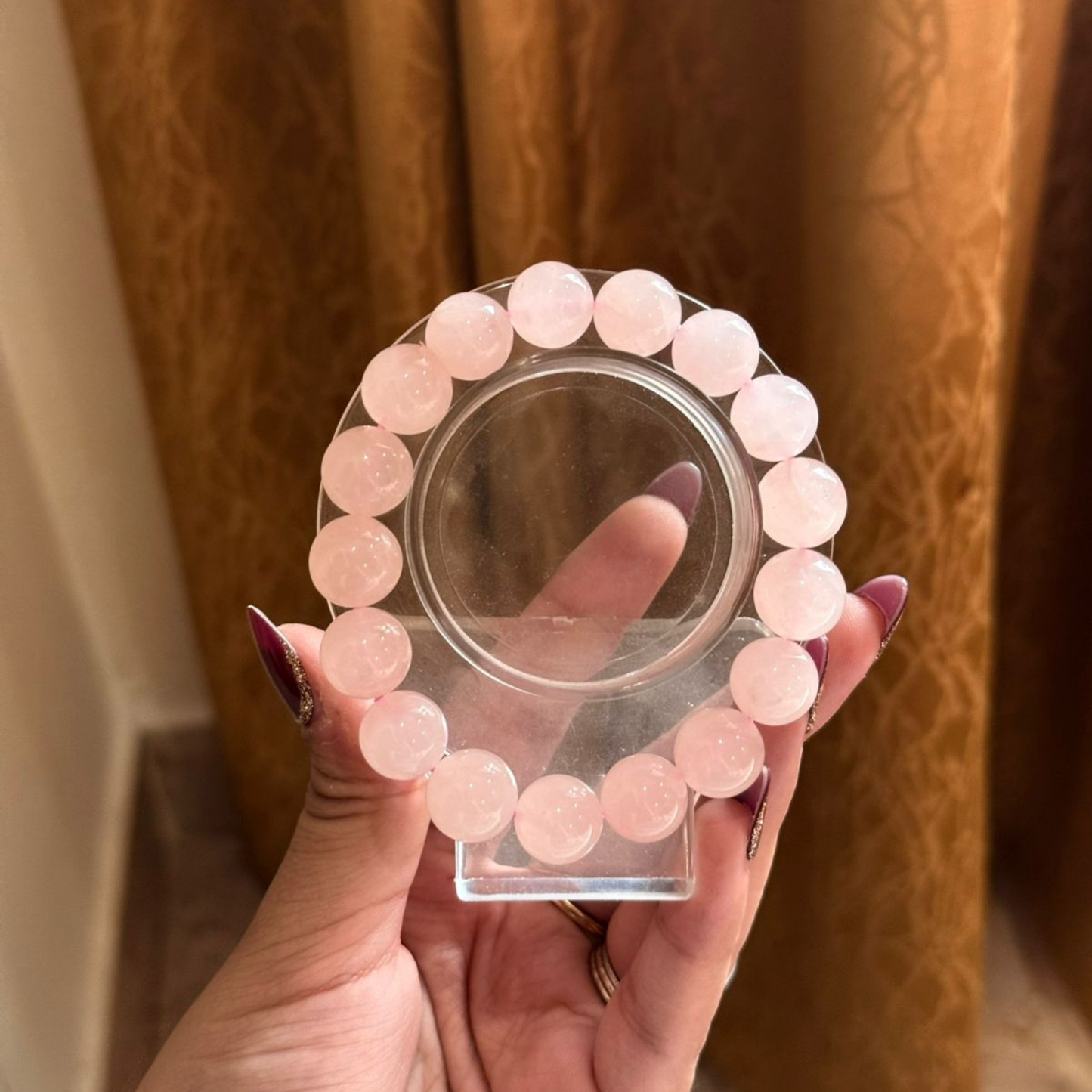Rose Quartz Bracelet 12mm