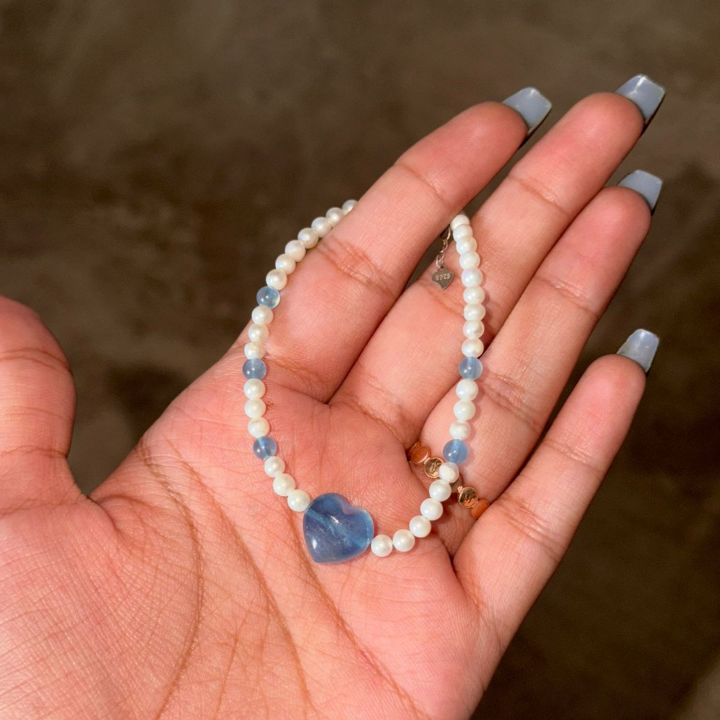 Aquamarine & Pearl Bracelet