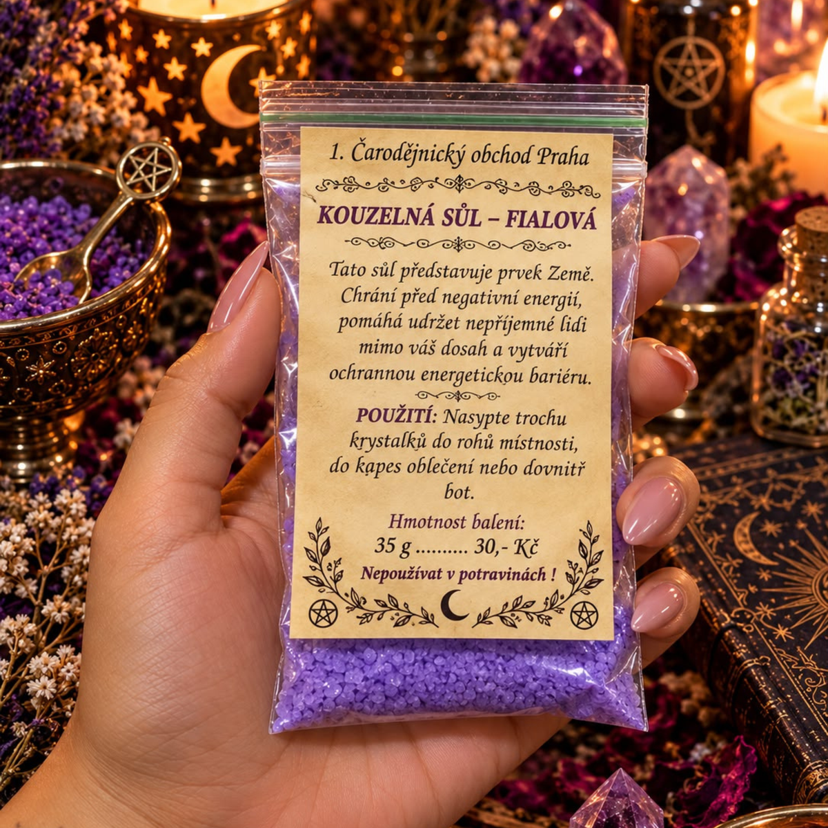 Purple Aura Protection Salt