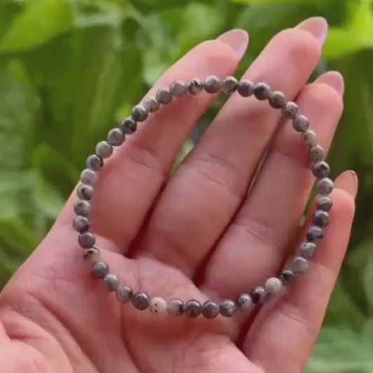 Dalmatian Moonstone Bracelet